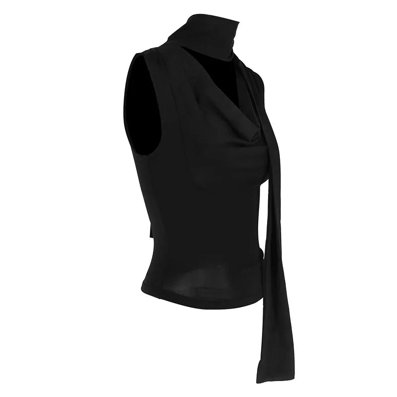 V-Neck Draped Tank
