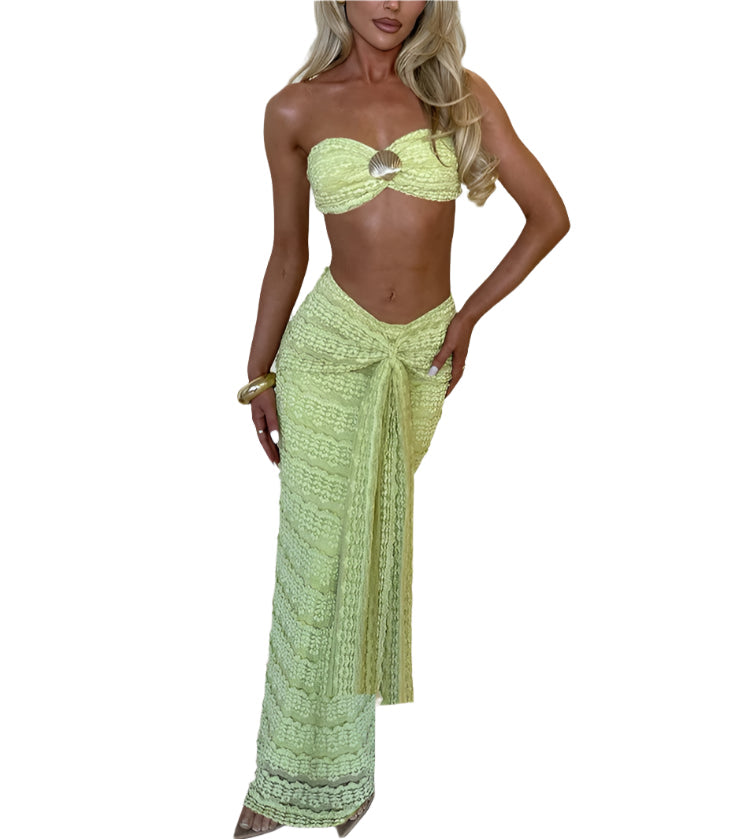 Knitted Seashell Beach Set