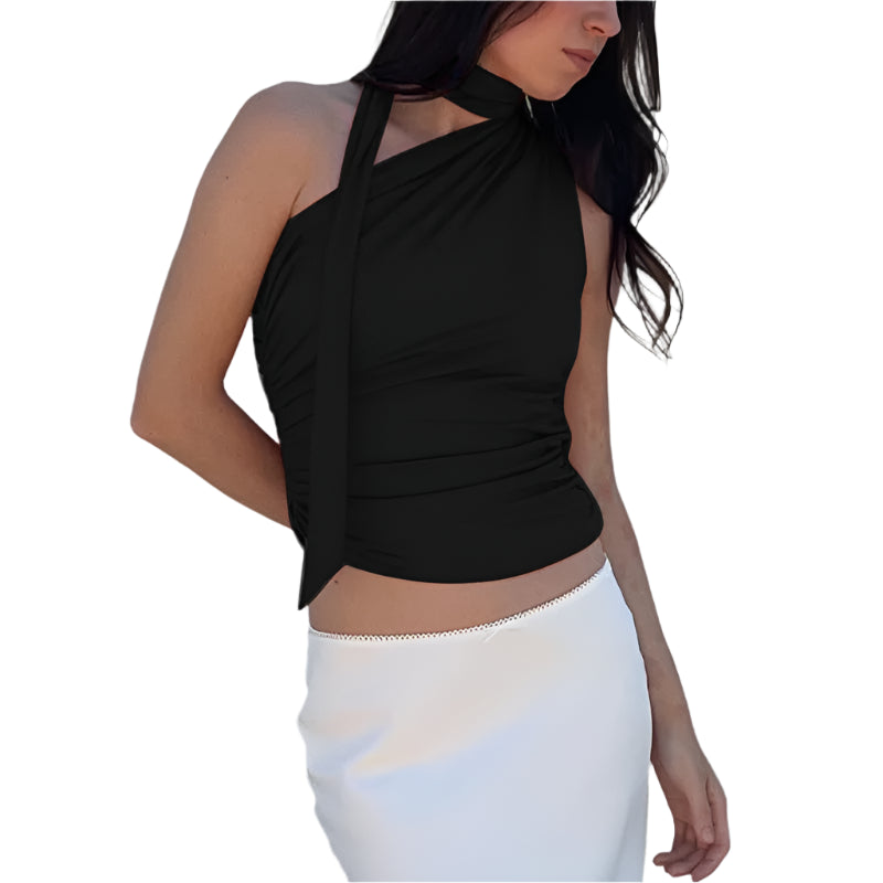Off Shoulder Halter Tank