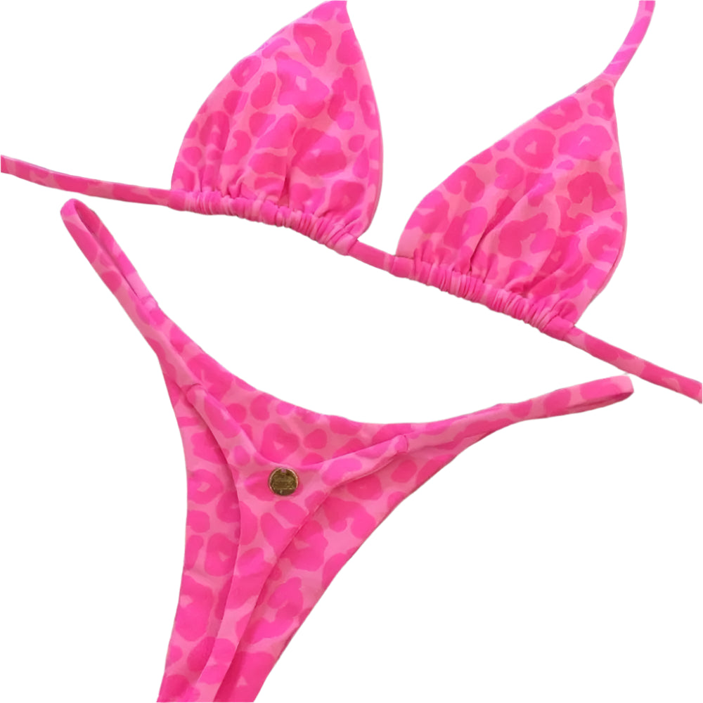 Animal Print Micro Bikini Set