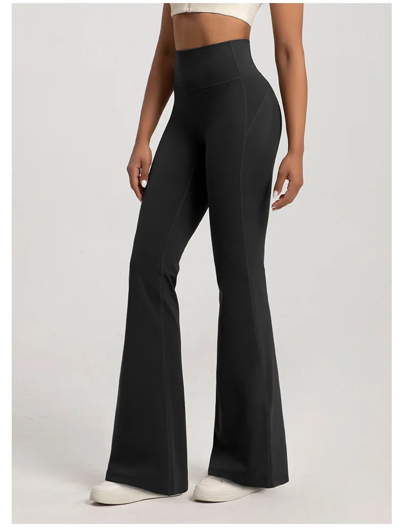 High Waisted Flare Leggings