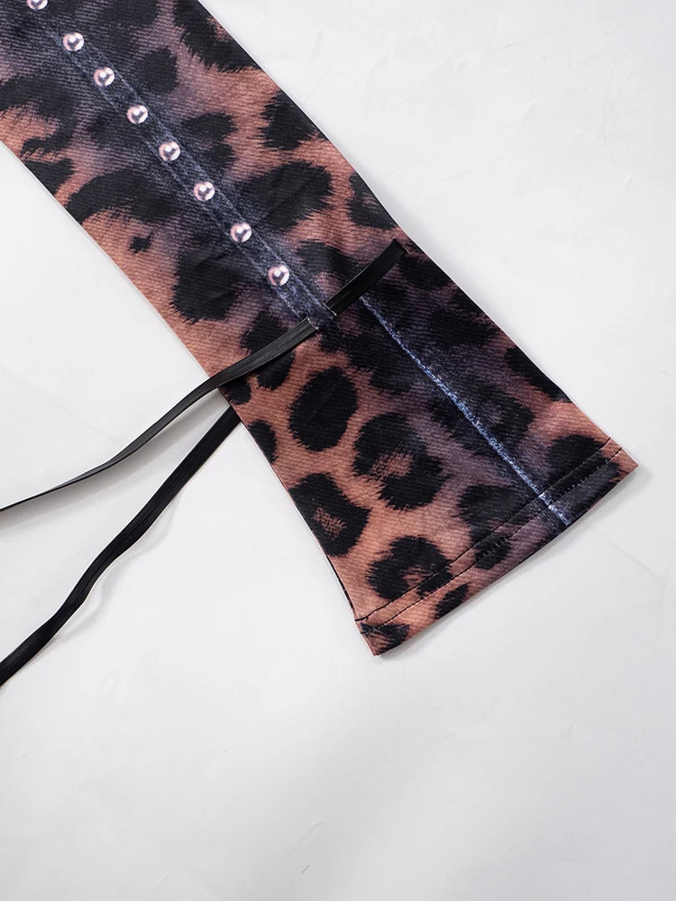 Leopard Print Grunge Dress