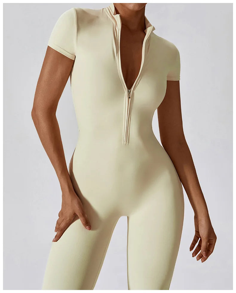 Zip Up Jumpsuit