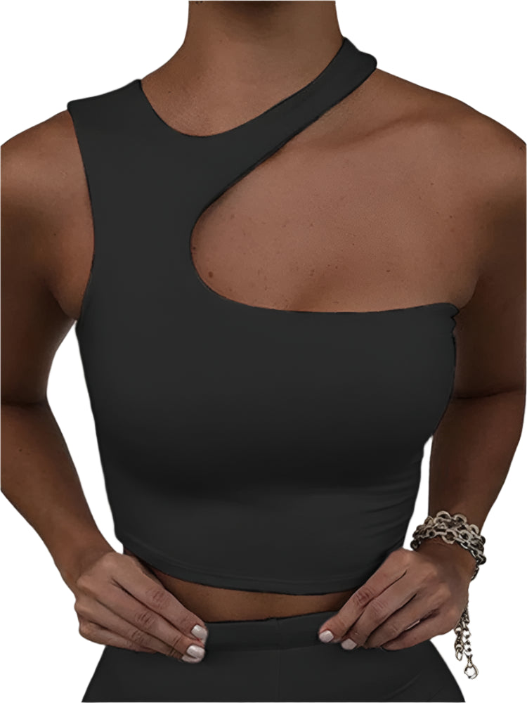 Cropped Cut-Out Tank