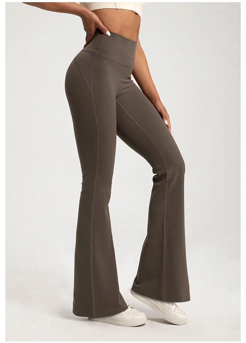 High Waisted Flare Leggings