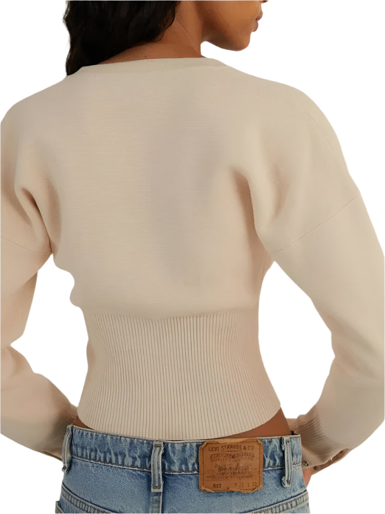 Button up Cardigan Sweater Top