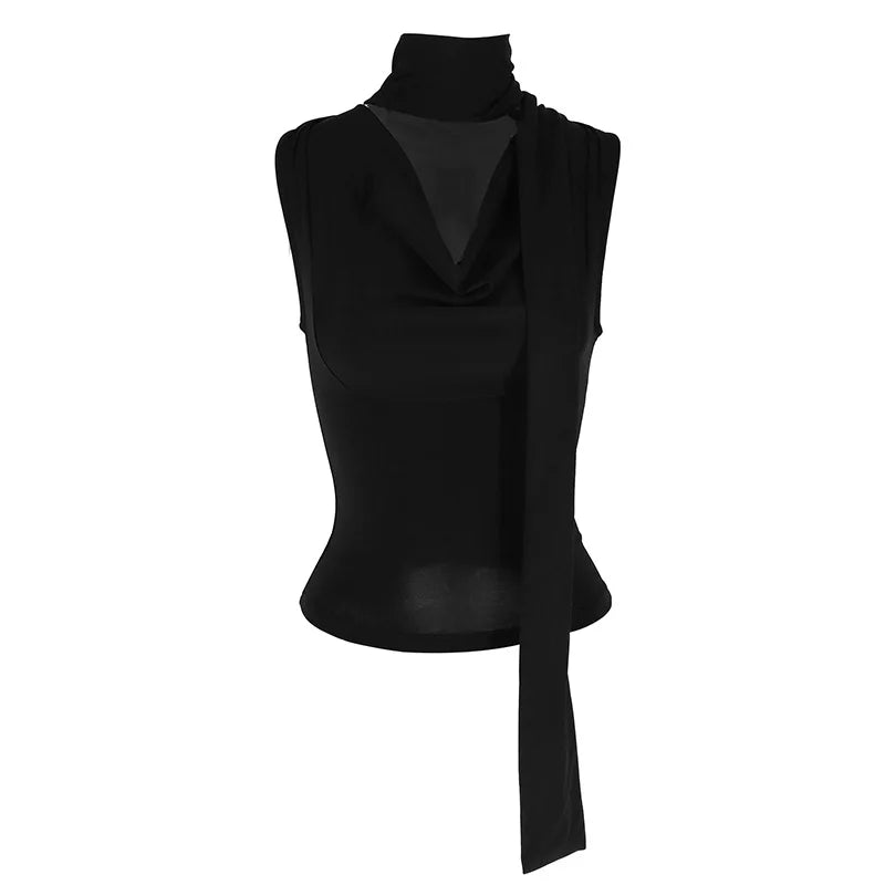 V-Neck Draped Tank