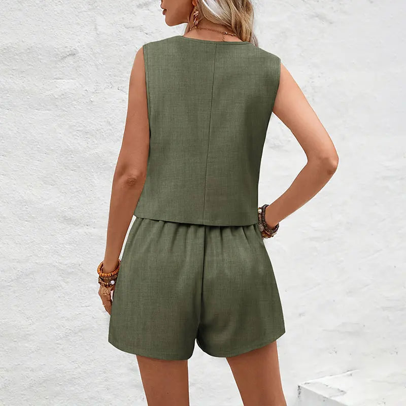 Vest Suit 2-Piece Set