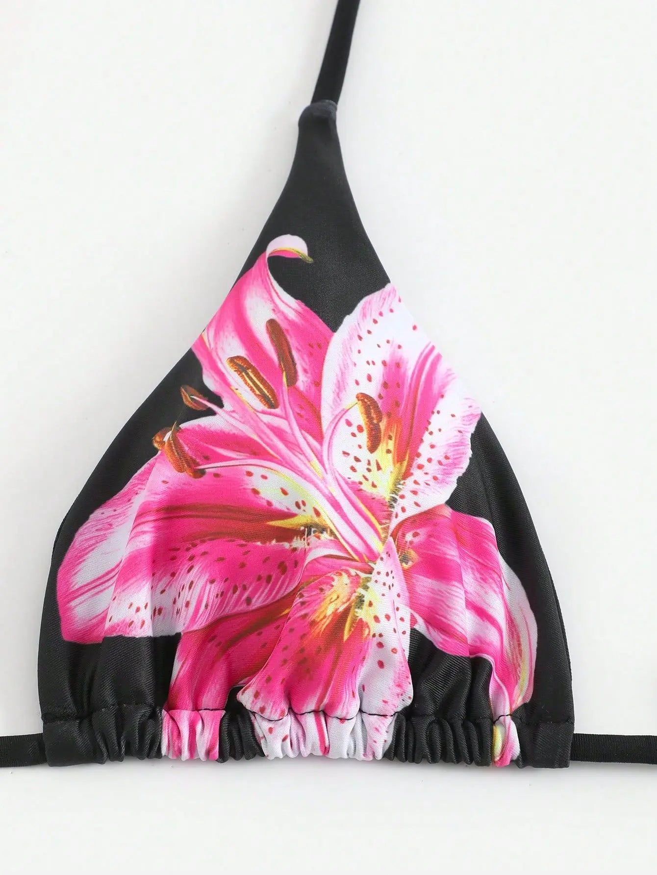3-Piece Flower Printed Bikini Set