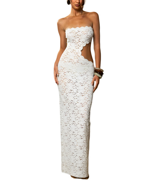 Lace Cut-Out Dress