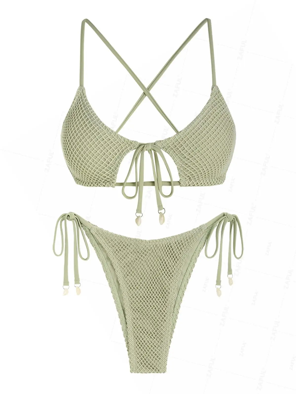 Criss Cross Bikini Set