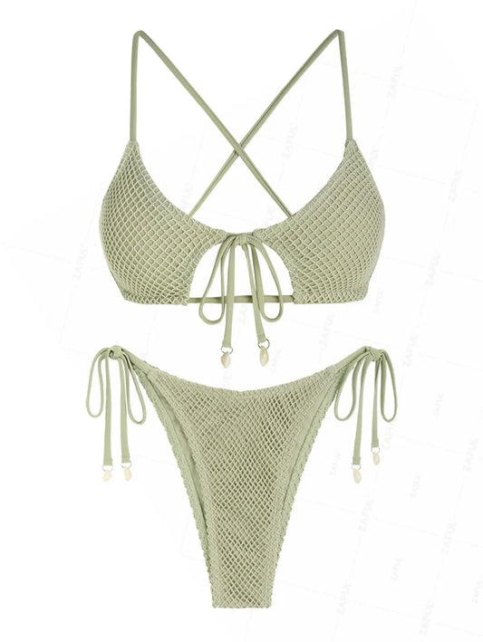 Criss Cross Bikini Set