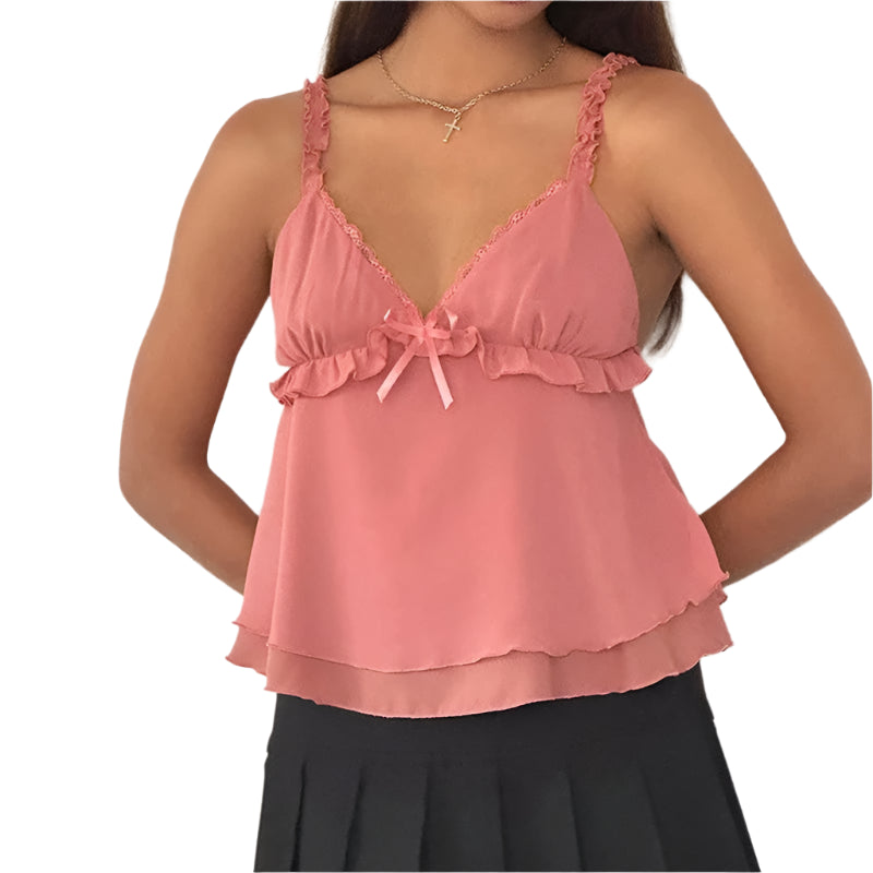Chiffon Bow Top