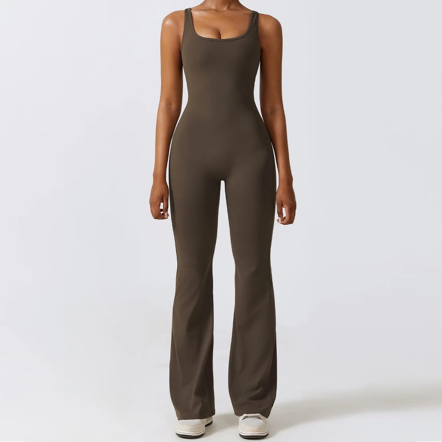 Athletic Open Back Jumpsuit