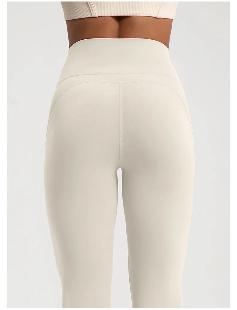 High Waisted Flare Leggings