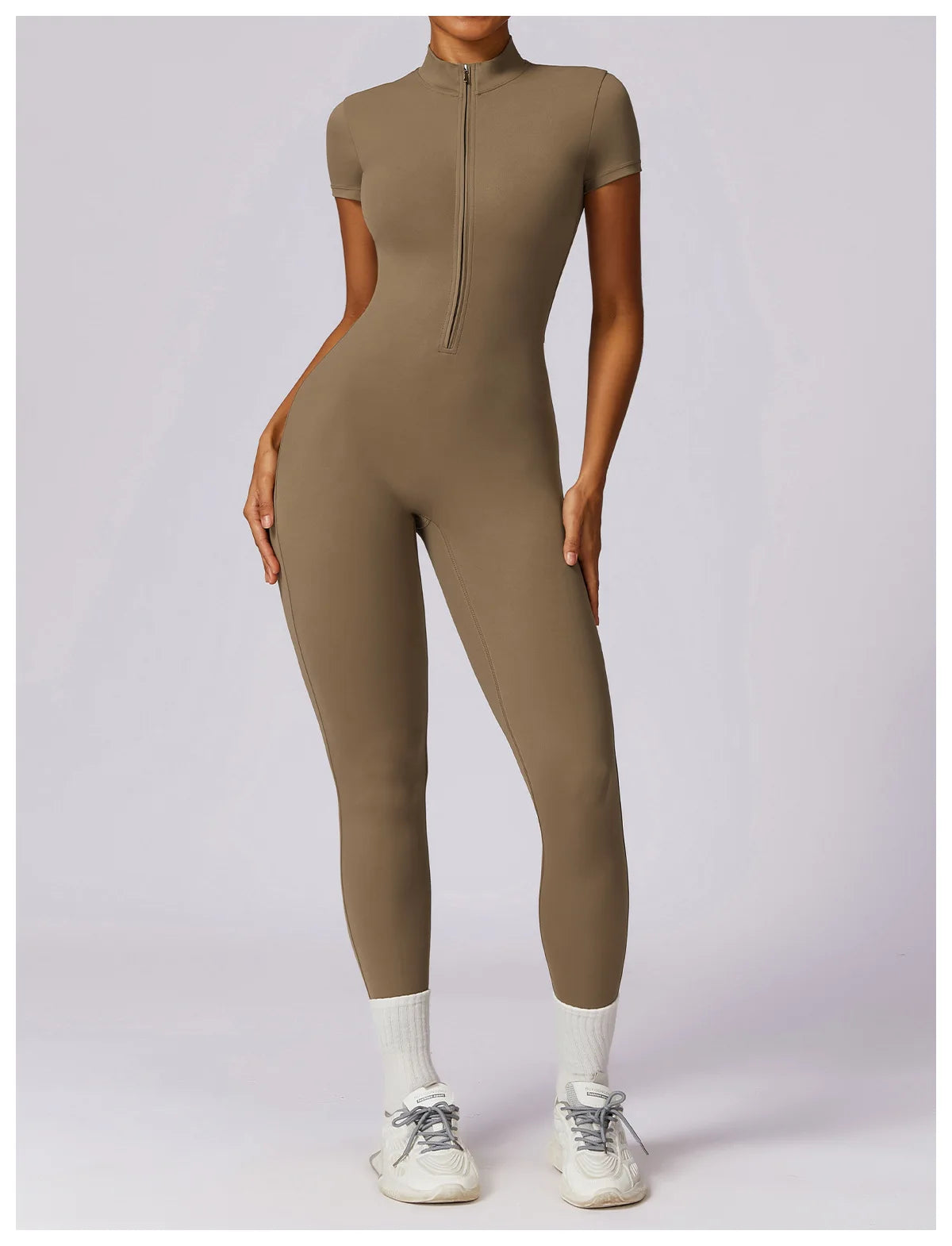 Zip Up Jumpsuit