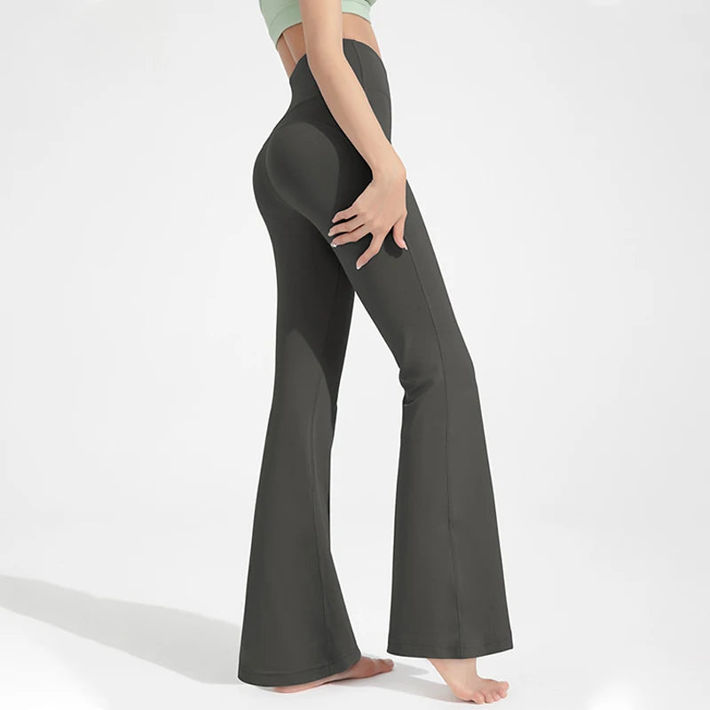 High Waisted Flare Leggings