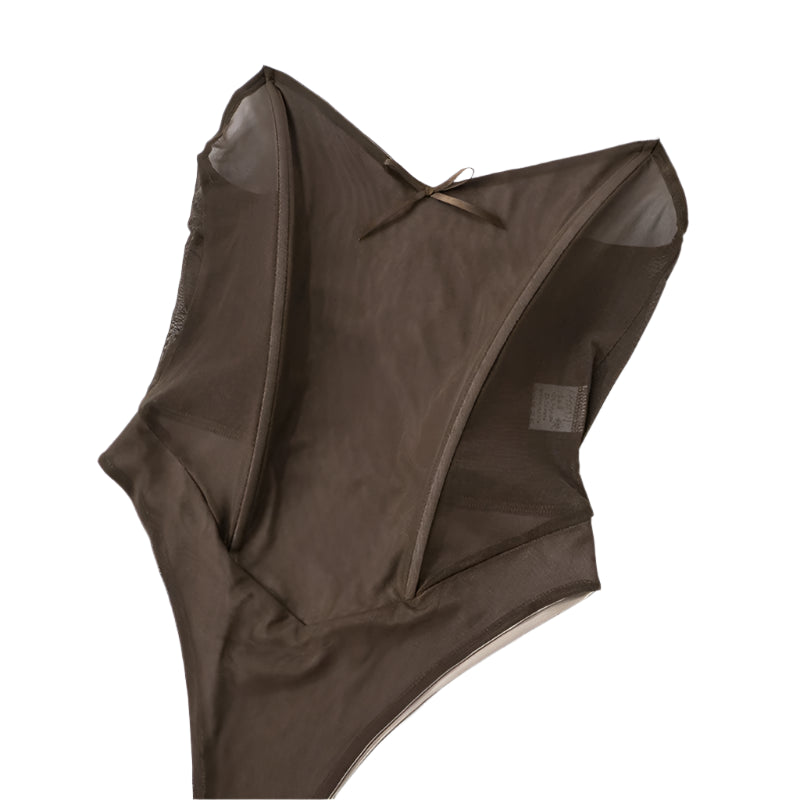 Chocolate Corset Set