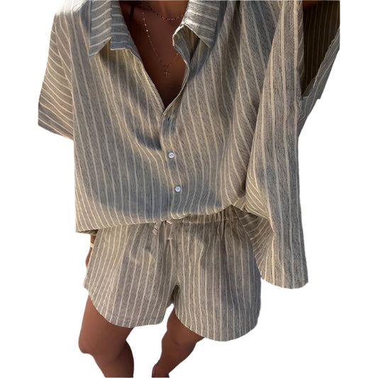 Button Up 2-Piece Set