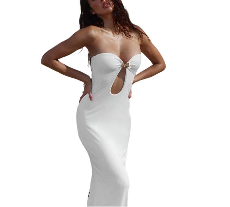 Strapless Seashell Dress