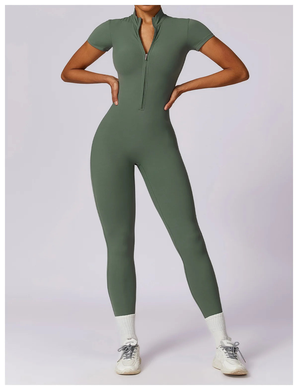 Zip Up Jumpsuit