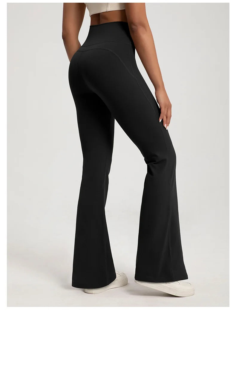High Waisted Flare Leggings