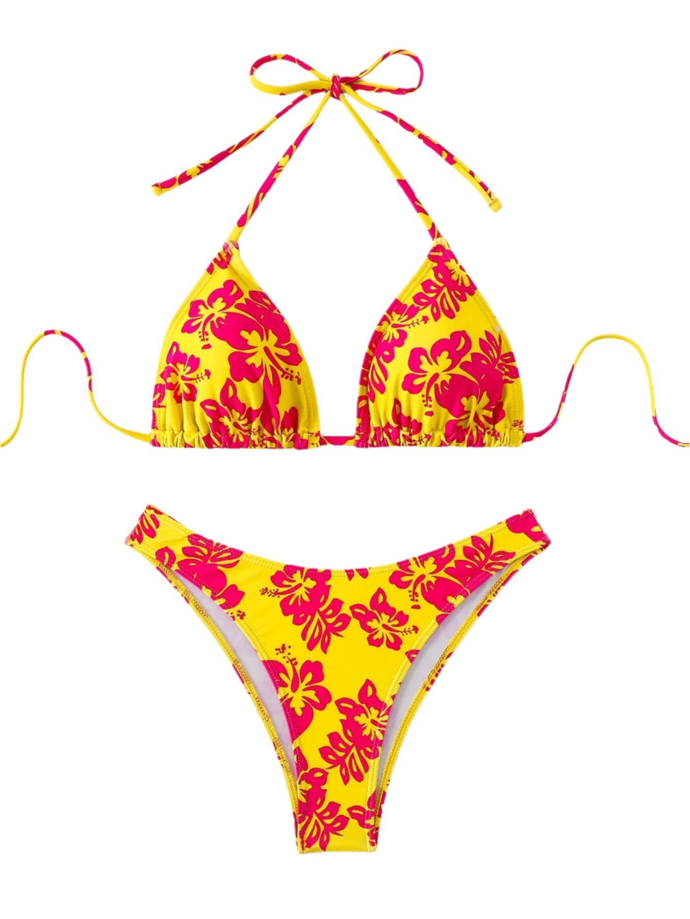 Retro Floral Bikini Set