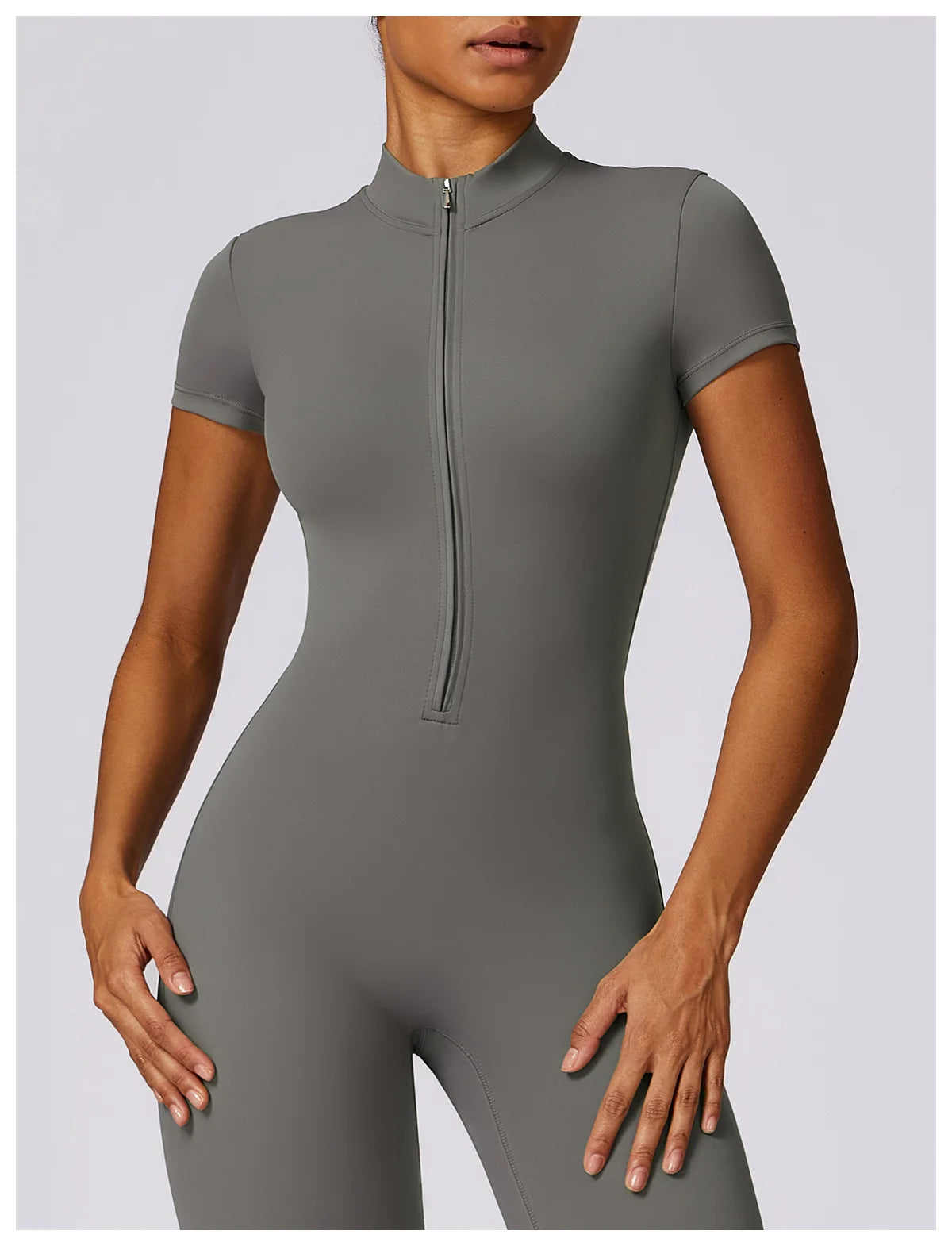 Zip Up Jumpsuit