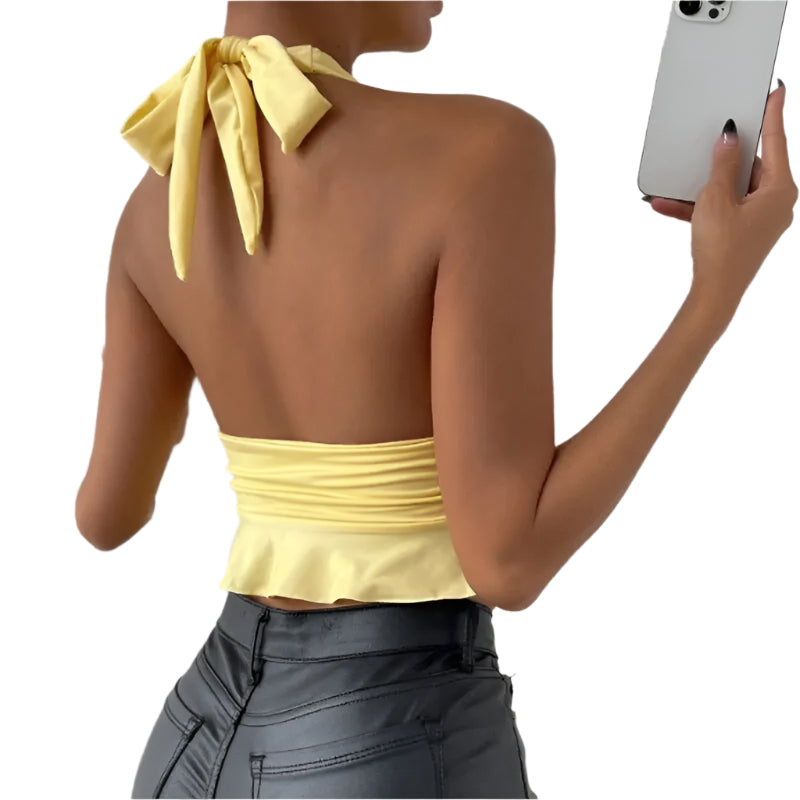 Yellow Halter Top