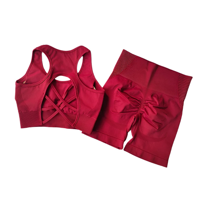 Open back 2-Piece Gym Set