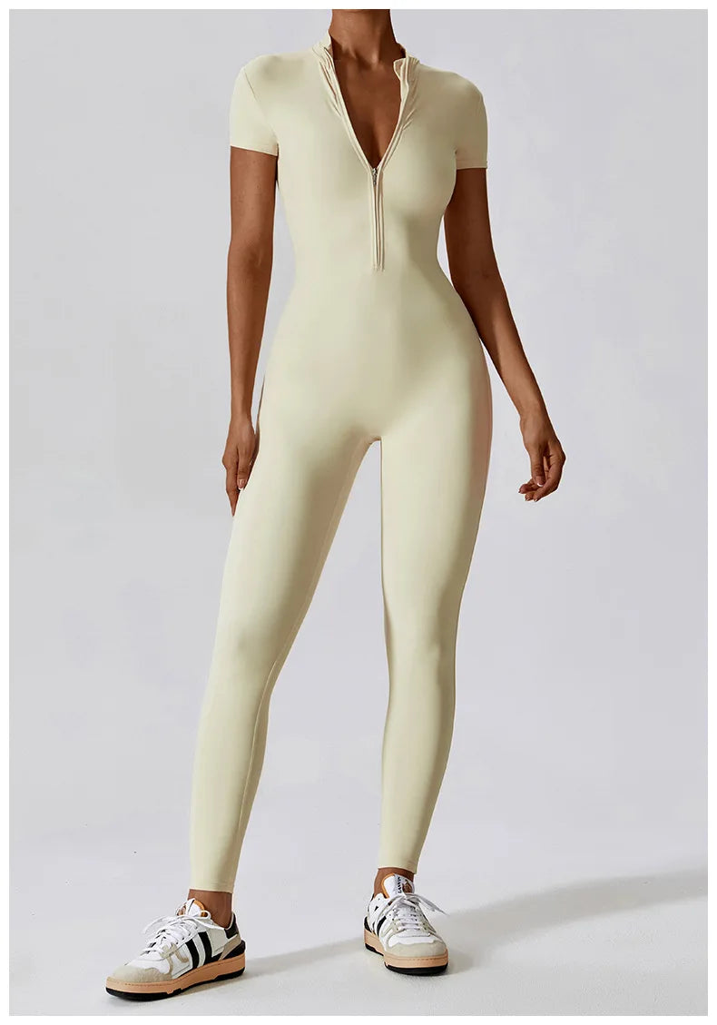 Zip Up Jumpsuit
