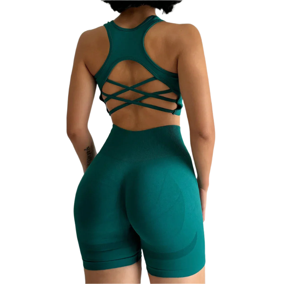 Open back 2-Piece Gym Set