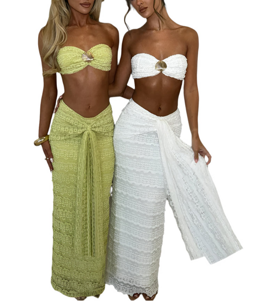 Knitted Seashell Beach Set