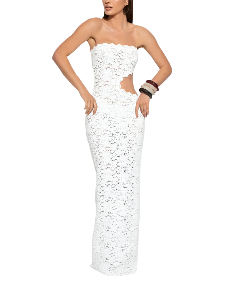 Lace Cut-Out Dress