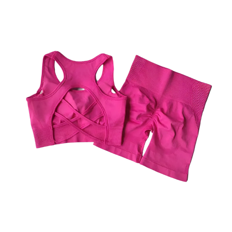 Open back 2-Piece Gym Set