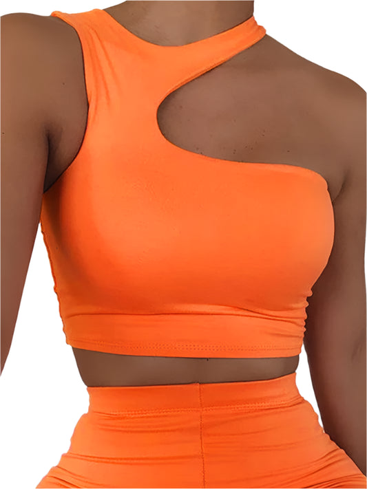 Cropped Cut-Out Tank