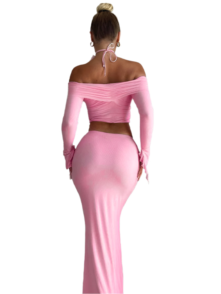 Long Sleeve 2-Piece Flower Set