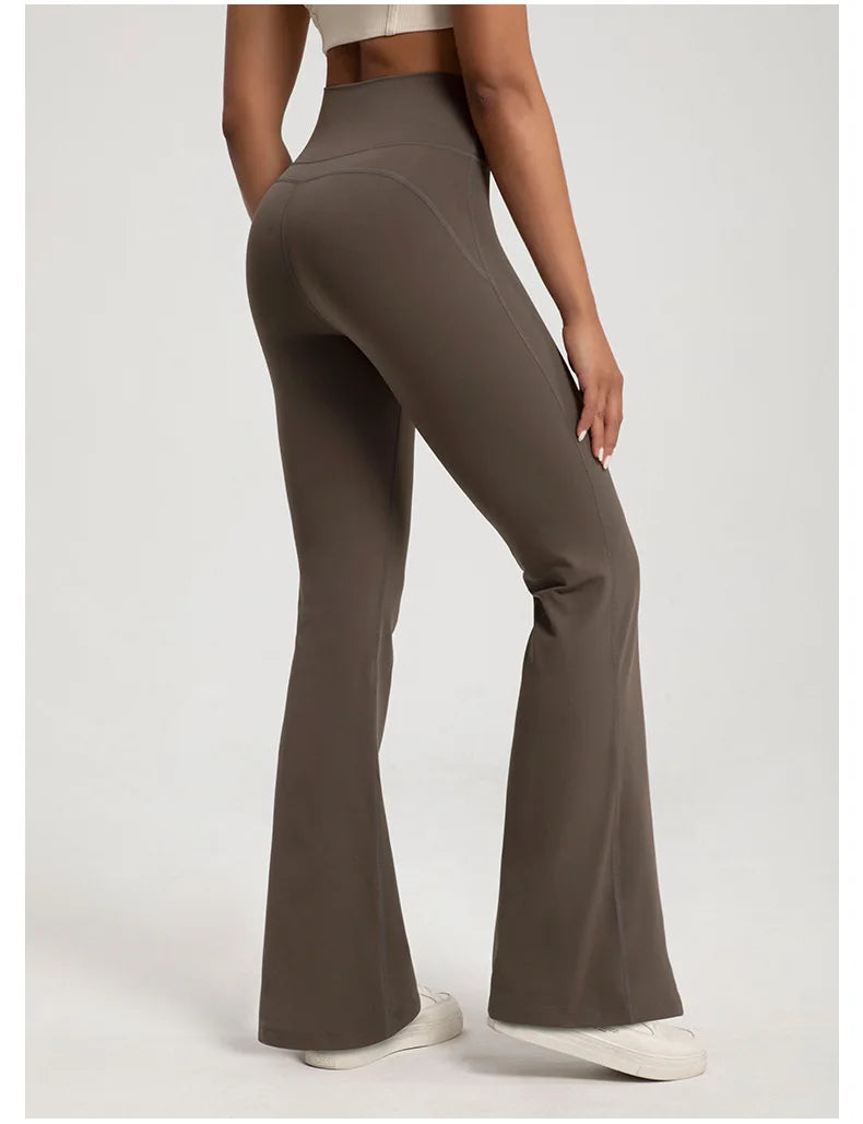 High Waisted Flare Leggings
