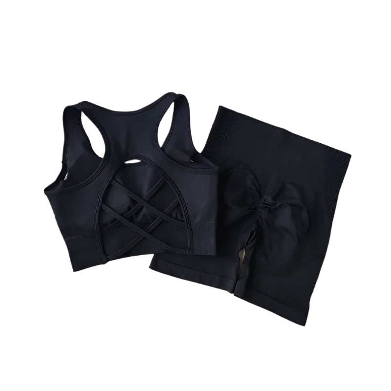 Open back 2-Piece Gym Set