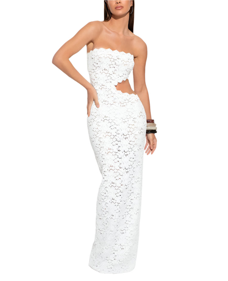 Lace Cut-Out Dress