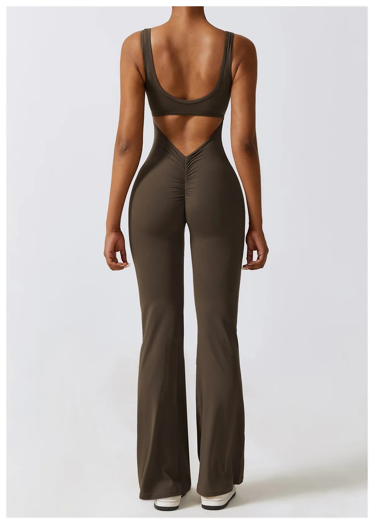 Athletic Open Back Jumpsuit