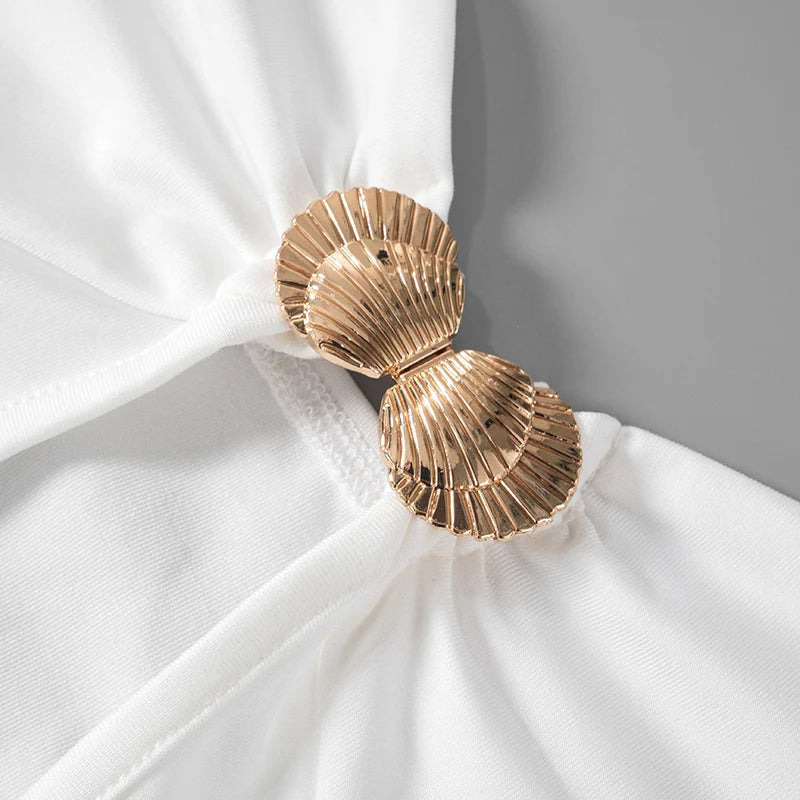 Strapless Seashell Dress