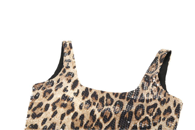 Sequin Leopard Set