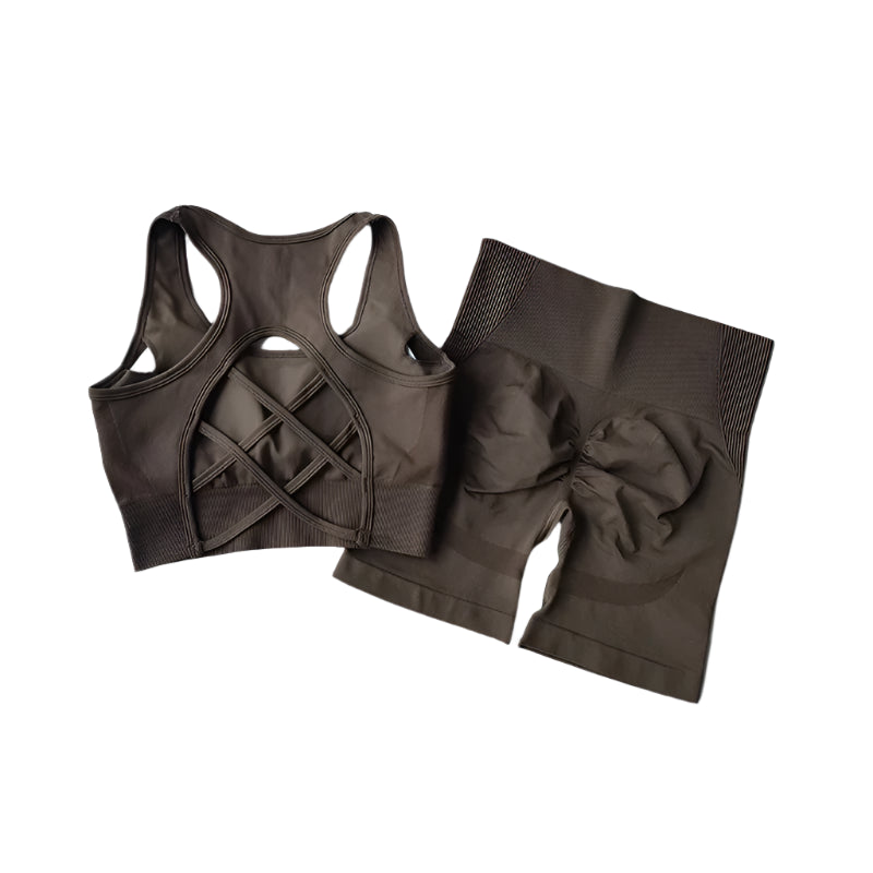Open back 2-Piece Gym Set