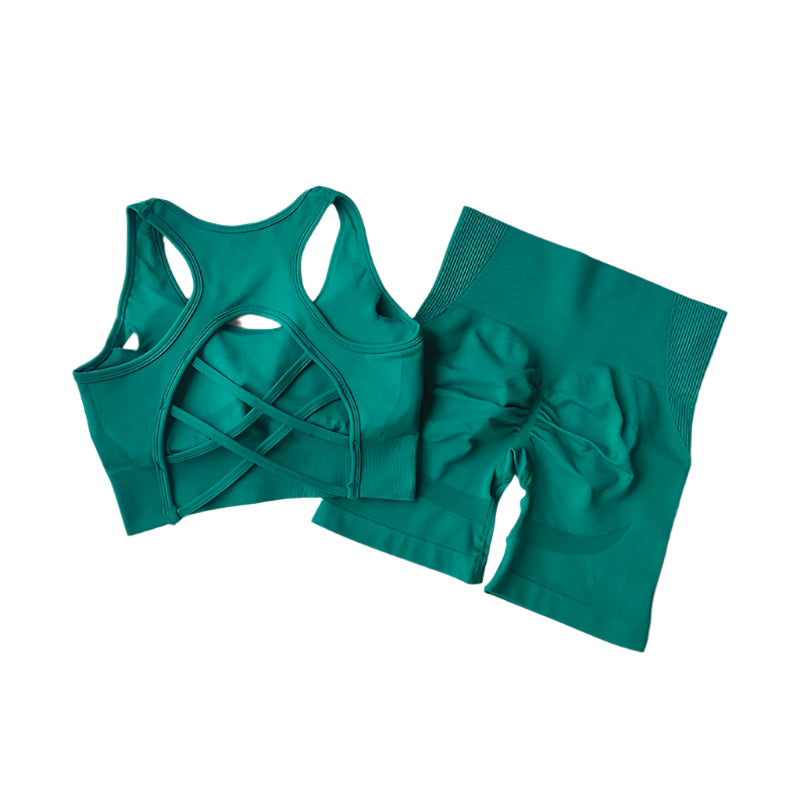 Open back 2-Piece Gym Set