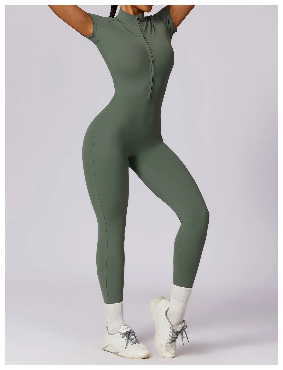 Zip Up Jumpsuit